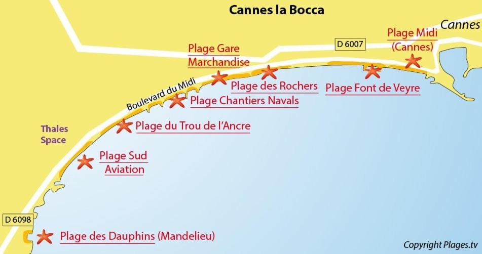 #Cannes Boccacabana Beach, Seafront, In Resid Pierre&Vacances 3 Stars Exterior foto